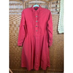 VTG Panhandle Slim Western Dress Red SZ 16 Costume Rodeo Halloween Dancing